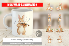 Active Hobby Easter Bunny Mug Wrap Product Image 1