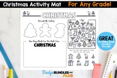 Christmas Activity Mat 3, Any Age, Any Grade Product Image 1