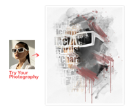 Actor Text Photo Effect Product Image 4