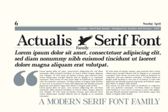 Actualis - Serif Font Family Product Image 7