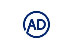 AD logo design vector template Product Image 1