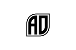 AD logo design vector template Product Image 1