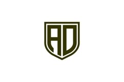 AD logo design vector template Product Image 1
