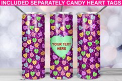 Valentine Day 20oz Skinny Tumbler Sublimation/ Pink Glitter Product Image 1