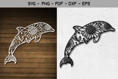 Animal Papercut Template SVG Design Product Image 1