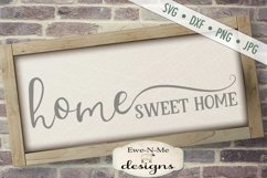 Home Sweet Home SVG DXF File Product Image 1