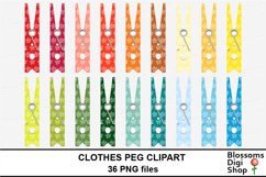 Clothes Peg/ Pin Clipart Product Image 2