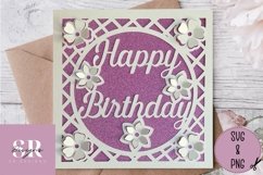 3D Birthday card | Paper cutting | birthday card SVG Product Image 1