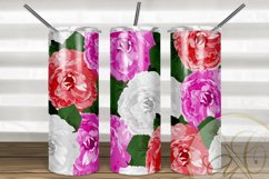 BUNDLE Floral Garden Design Skinny Tumbler Sublimation Product Image 7