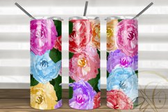 BUNDLE Floral Garden Design Skinny Tumbler Sublimation Product Image 8
