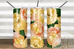 BUNDLE Floral Garden Design Skinny Tumbler Sublimation Product Image 2