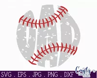 Grunge Baseball Dad | Sports Svg Design Cut File Product Image 2