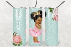 Baby Afro Puff Skinny Tumbler 20oz | Sublimation| Mint Product Image 2
