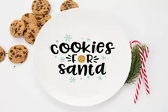 Cookies For Santa SVG - christmas svg, funny svg Product Image 1