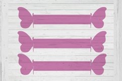 Butterfly Paper bracelet template dxf svg png ai files Product Image 1