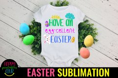 Have an Eggcellent Easter Sublimation I Bunny Sublimation Product Image 1