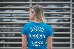 Female Back View T shirt Mock ups - 22 Product Image 5