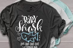 Baby shark due september svg, baby shark due svg Product Image 2