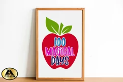 100 Days Of School SVG Teacher SVG Teacher Life SVG Cut File Product Image 3