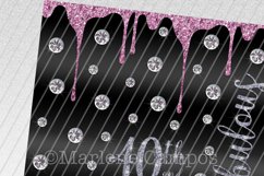 Glamour 40th and Fabulous Skinny Tumbler Sublima |RG, Silver Product Image 3