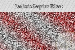 Candy Cane Sequins 20oz Skinny Tumbler Sublimation Product Image 3