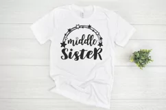 Big sister svg, Middle sister svg, Little sister svg Product Image 2