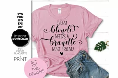 bestie SVG, Big Sister SVG, Best Friends SVG, Friendship Svg Product Image 1