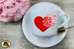 Heart SVG Valentine SVG Valentines Day SVG Love SVG Cut file Product Image 3