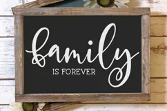 Family Is Forever SVG DXF PNG Cut File Product Image 2