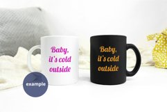 Plain Background Two coffee mug mockup, Full wrap mockup PSD Product Image 3
