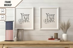 Wooden Frame Smart Mockup PSD &amp; JPG Template Graphic Product Image 1