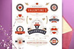Valentine&#039;s Day Badges &amp; Cards Product Image 11