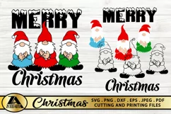 Christmas Gnome SVG Gnomes SVG Merry Christmas SVG Cut files Product Image 2