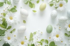 Spring Flowers Background Design, Easter Background Mockup Product Image 1