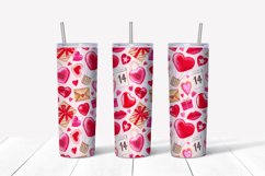 20 oz Tumbler sublimation design Bundle, Valentine&#039;s day png Product Image 7