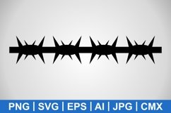 Vector Barbed wire Icon Product Image 1