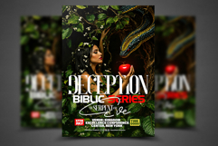 Adam and Evil Church Flyer Template Product Image 5
