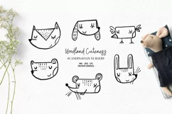 Scandinavian woodland clipart | Cute nursery clipart Product Image 6
