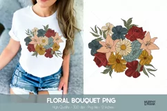 Flower Sublimation Png | Boho Floral Png | Wildflower Png Product Image 1