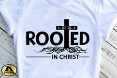 Jesus SVG Christian SVG Bible Verse SVG Rooted In Christ SVG Product Image 3