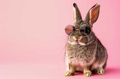 funny bunny with glasses Product Image 1