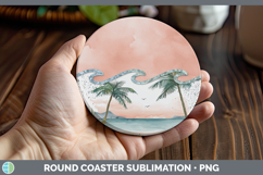 GorgeousAdd A Name Round Coaster design.