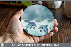 GorgeousAdd A Name Round Coaster design.