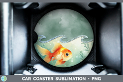 GorgeousAdd A Name Car Coaster design.