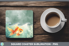 GorgeousAdd A Name Square Coaster design.