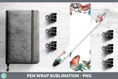 GorgeousAdd a Name Flowers Pen Wrap design.