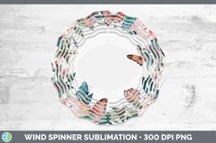 GorgeousAdd a Name Flowers Wind Spinner design.