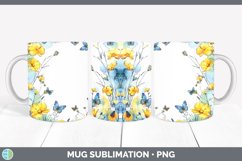 GorgeousAdd a Name Flowers Mug Wrap design.