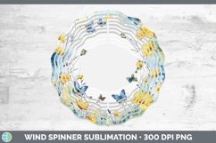 GorgeousAdd a Name Flowers Wind Spinner design.