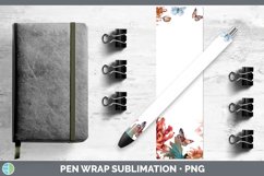 GorgeousAdd a Name Flowers Pen Wrap design.